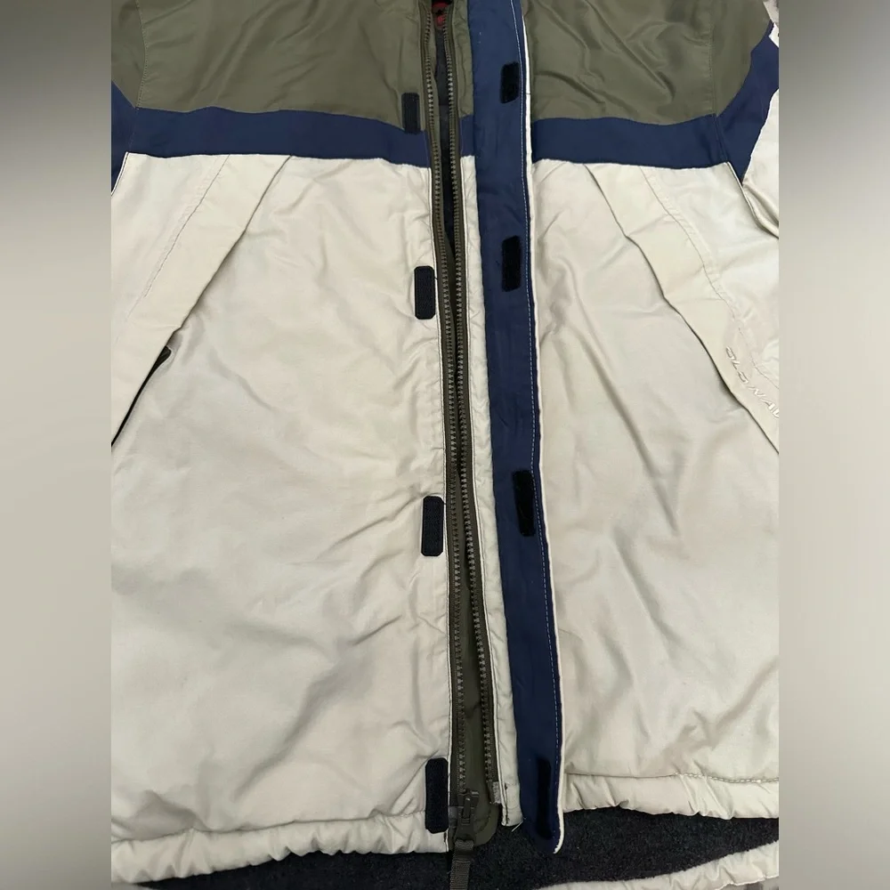 Old Navy Water Resistant Double Layer Snow Jacket in Cream Size 12 Boys